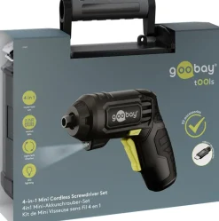 4-i-1 mini-batteridrevet skruetrækkersæt - 35 dele
