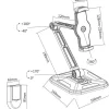 InLine universal tablet-holder til væg eller bord, 4,7-12,9"