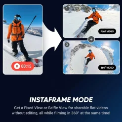 Insta360 X5 Essentials-pakke - actionkamera med 360°-video