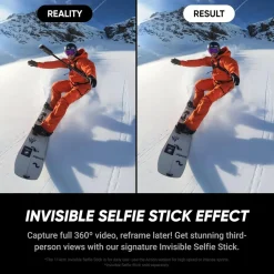 Insta360 X5 Essentials-pakke - actionkamera med 360°-video