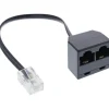 ISDN-splitter RJ45 - 8P4C uden modstande
