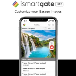 Ismartgate Lidt garageportåbner til en port.