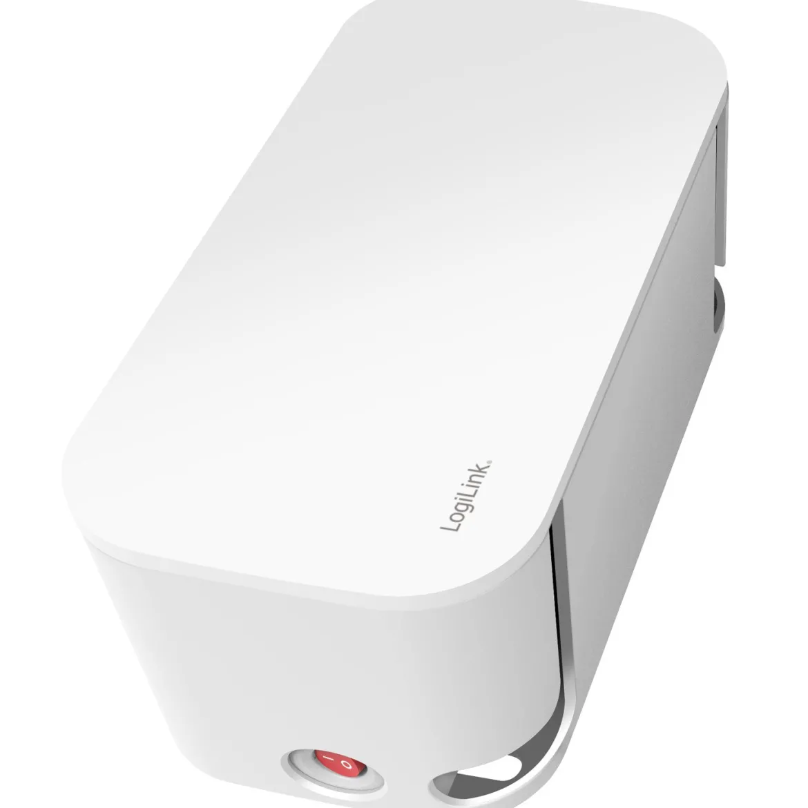 Kabelboks hvid med indbygget 5-vejs stikdåse og 3x USB