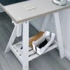 Kabelboks med bambuslåg 320 x 140 x 130 mm