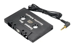 Kassetteadapter 3,5 mm-stik - Sort