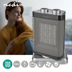 Keramisk Varmeblæser 1500 W - Nedis