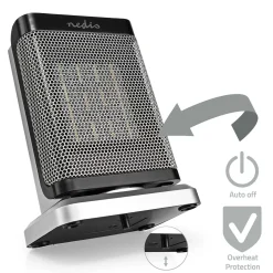 Keramisk Varmeblæser 1500 W - Nedis