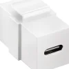Keystone-modul med USB-C™-port – USB 3.2 Gen 2 (10 Gbit/s) – hvi