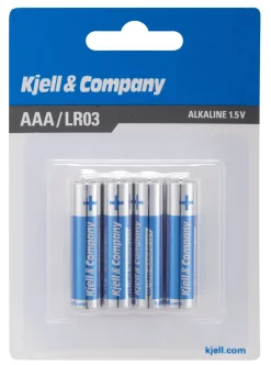 Kjell & Co AAA-batterier (LR03) - 4 stk