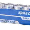 Kjell & Co C-batterier (LR14) - 8 stk