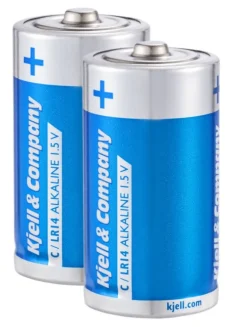 Kjell & Co C-batterier (LR14) - 2 stk