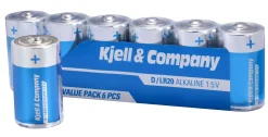 Kjell & Co D-batterier (LR20) - 6 stk