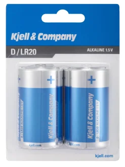 Kjell & Co D-batterier (LR20) - 2 stk