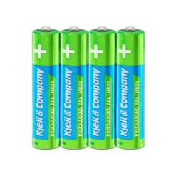 Kjell & Co Genopladelige AAA-batterier (HR03) - 950 mAh - 4 stk