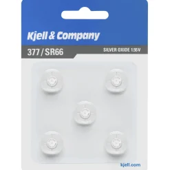 Kjell & Co Knapcellebatteri - SR626 (377) - 5 stk
