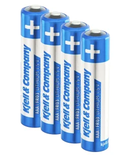 Kjell & Co Litium AAA-batterier (LR03) - 4 stk