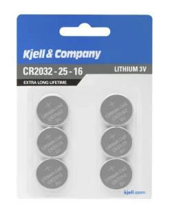 Kjell & Co Litiumbatteri - CR2032/CR2025/CR2016 - 3x2 stk