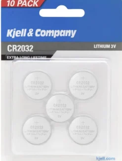 Kjell & Co Litiumbatteri - CR2032 - 10 stk