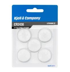 Kjell & Co Litiumbatteri - CR2430 - 5 stk