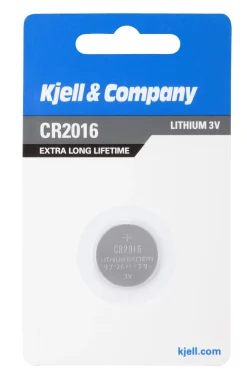 Kjell & Co Litiumbatteri - CR2016 - 1 stk