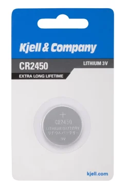 Kjell & Co Litiumbatteri - CR2450 - 1 stk