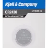 Kjell & Co Litiumbatteri - CR2430 - 1 stk