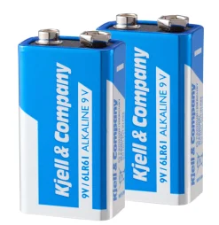 Kjell & Co 9 V-batteri (PP3) - 2 stk