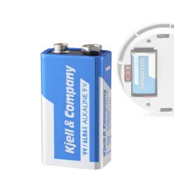 Kjell & Co 9 V-batteri (PP3) - 1 stk