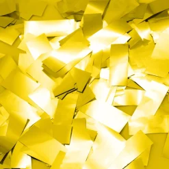 Konfettikanon med papirstrimler XL - Guld