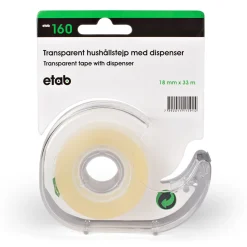 Kontortape med holder 33 m
