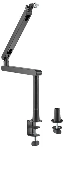 Lavprofil mikrofonarm - Sort