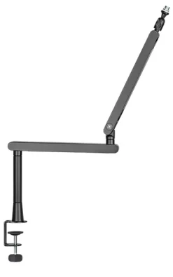 Lavprofil mikrofonarm - Sort