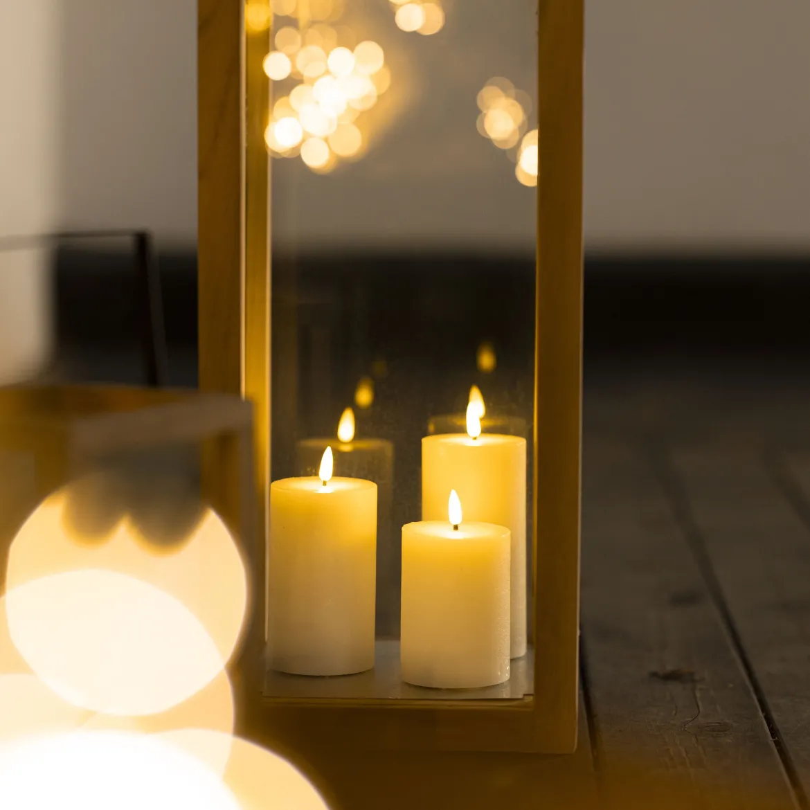 LED Bloklys udendørs 2-pak