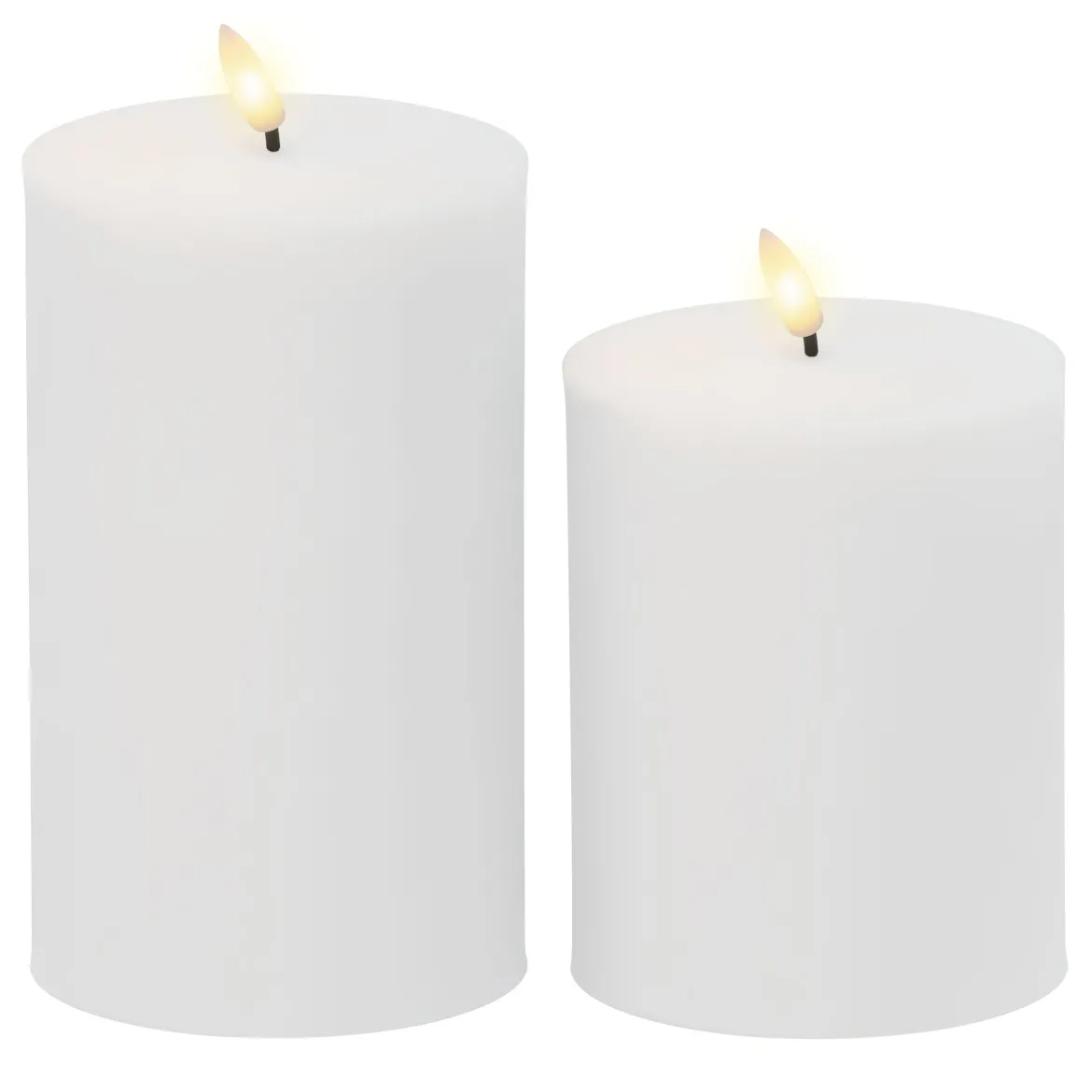 LED Bloklys udendørs 2-pak