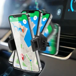 Ledet universalholder til mobil og GPS.