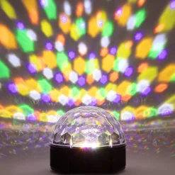 Ledsavers Diskolampe med fjernbetjening