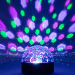 Ledsavers Diskolampe med fjernbetjening
