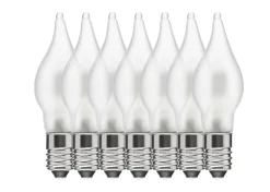 Ledsavers Frostet reservepære til adventslysestager LED 7-pakke