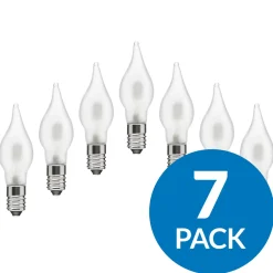 Ledsavers Frostet reservepære til adventslysestager LED 7-pakke