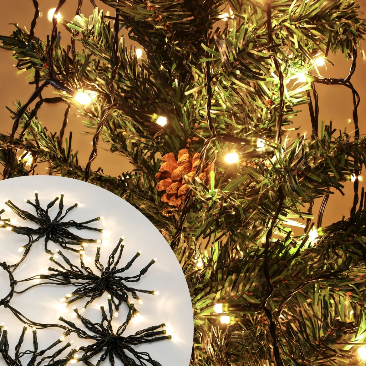Ledsavers Juletræsbelysning 160 LED