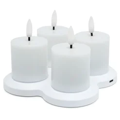 LED Varmelys genopladelige 4-pak