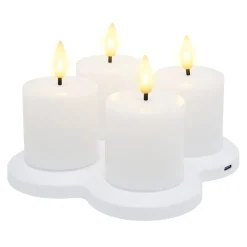 LED Varmelys genopladelige 4-pak