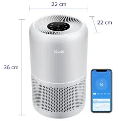 Levoit Core 300S Pro Smart luftrenser, Hvid