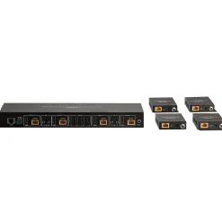Lindy Cat 6 HDMI Matrix Extender - 4K/60Hz - 4x4 vejs - 70 meter
