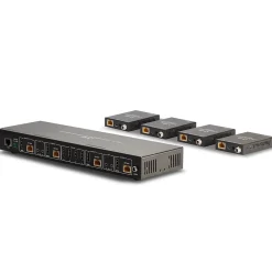 Lindy Cat 6 HDMI Matrix Extender - 4K/60Hz - 4x4 vejs - 70 meter