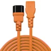 Lindy IEC Forlængerkabel (C14 til C13) - 1 m - Orange