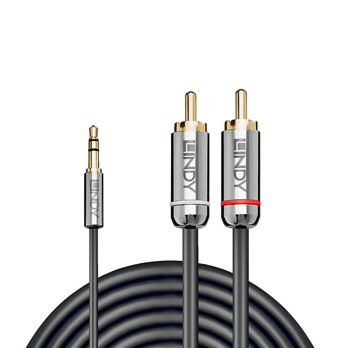 Lindy 3.5mm til Phono Audio Cable Cromo Line - 2 m