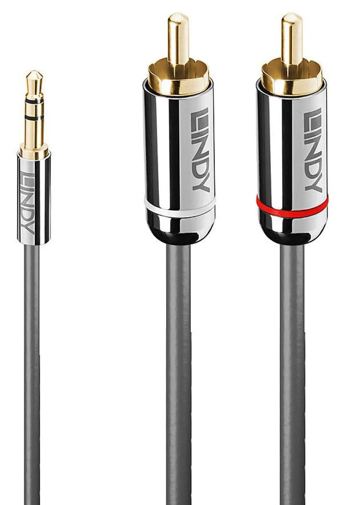 Lindy 3.5mm til Phono Audio Cable Cromo Line - 2 m