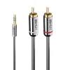 Lindy 3.5mm til Phono Audio Cable Cromo Line - 5 m