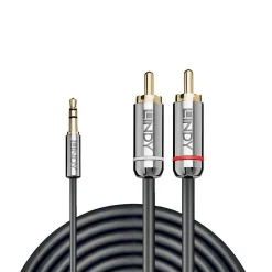 Lindy 3.5mm til Phono Audio Cable Cromo Line - 5 m